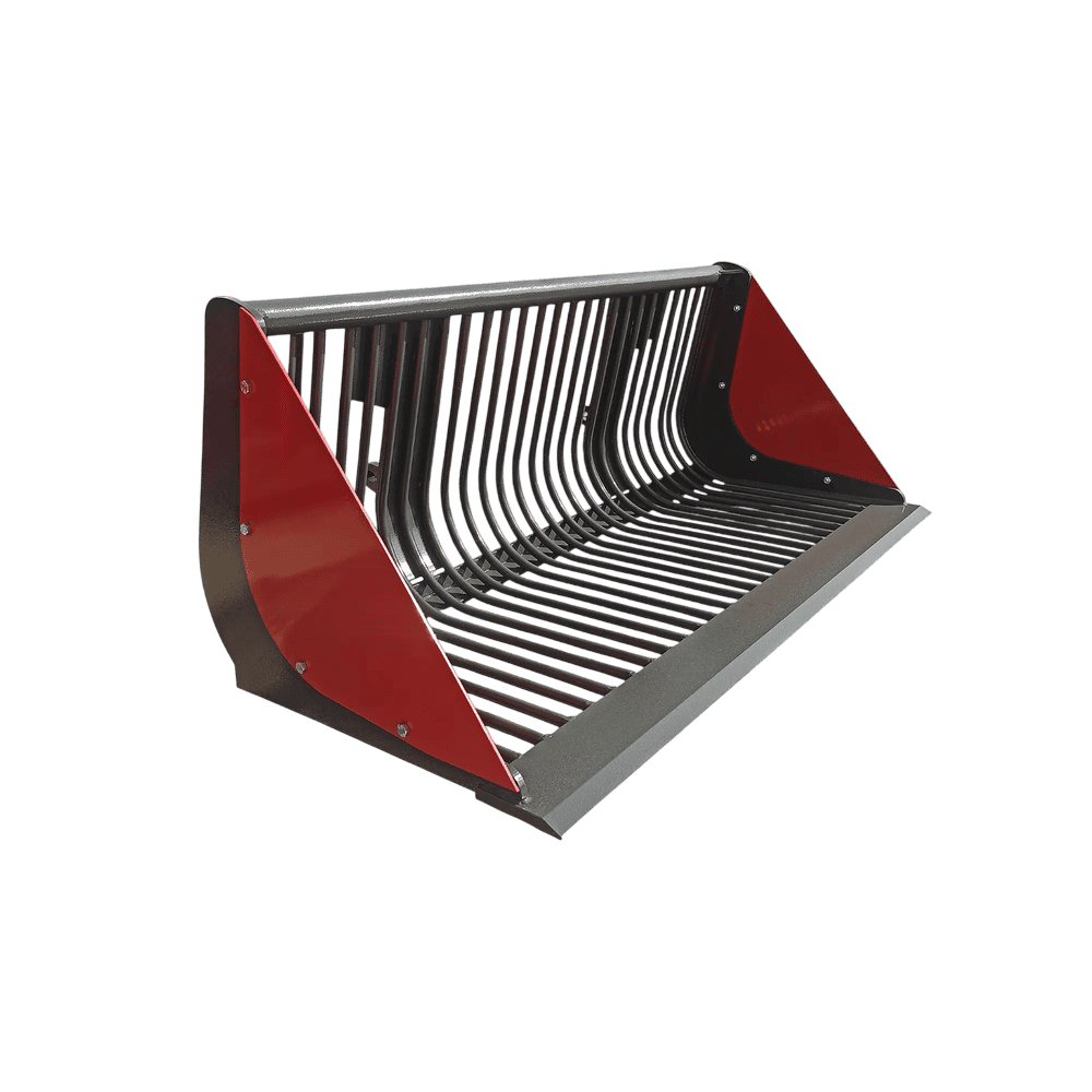 Mriežková lopata na zemiaky a repu od výrobcu Metal-Technik na čelný nakladač