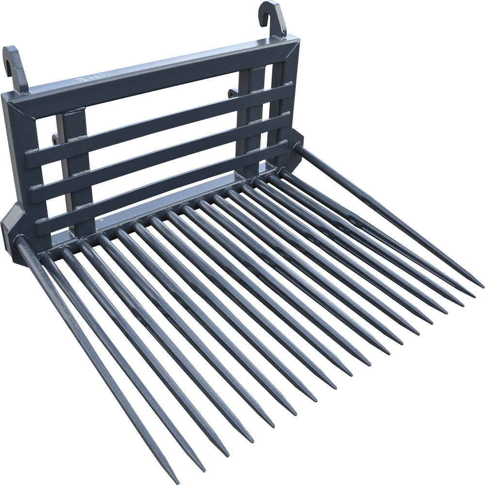 Vidly na kamene na čelný nakladač od výrobcu Metal-Technik s bočnými zubami